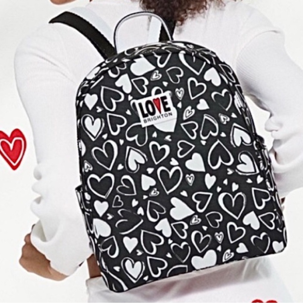 NWOT Endless Love Brighton Heart Pattern Backpack
